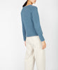 Womens knitted Killiney button cardigan Harbour Blue
