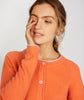Womens knitted Killiney button cardigan Coral