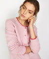 Womens knitted Killiney button cardigan Pastel Pink