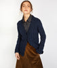 Horseshoe Cable Cardigan Rich Navy