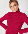 Trellis Sweater Bramble Berry