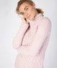Trellis Sweater Pink Mist