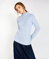 Trellis Sweater Powder Blue