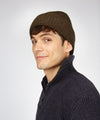 Ribbed Merino Hat Forest Marl