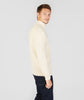 Reefer Ribbed Zip Neck Sweater Natural