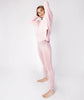 Jersey Cable Detail Leggings Blush
