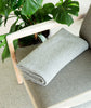 Moss Texture Throw Pearl Grey