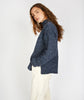 ‘Iris’ Funnel Neck Sweater Dark Denim