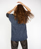 Fennel Oversized Aran Sweater Vest Dark Denim