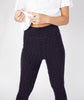 Aran Leggings Midnight Blue