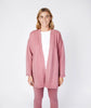 Jersey Edge to Edge Cardigan Mauve