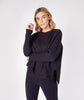 Oversized Jersey Sweater Midnight Blue