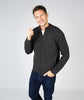 Mens Knitted zipped cardigan Graphite
