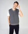 Pinstripe Vest Grey Frost