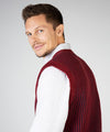 Pinstripe Vest Sunrise