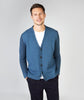Pinstripe Cardigan Harbour Blue
