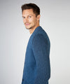 Pinstripe Cardigan Harbour Blue