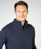 Diamond Troyer Sweater Navy Sail