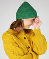 Zinnia' Chunky Knit Hat Green Marl