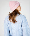 Zinnia' Chunky Knit Hat Pale Pink