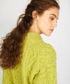 Liberty Diamond Sweater Chartreuse