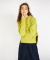 Wilde Slouchy Funnel Neck Sweater Chartreuse