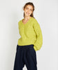 Hapenny Horseshoe Sweater Chartreuse